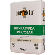 Штукатурка гипсовая Perfekta Гипстар (белая), 30 кг